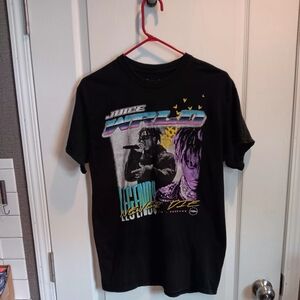 Black Graphic JuiceWrld T-Shirt with Colorful Print